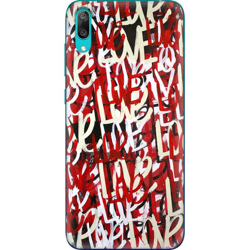 Чехол Uprint Huawei Y7 Pro 2019 Love Graffiti