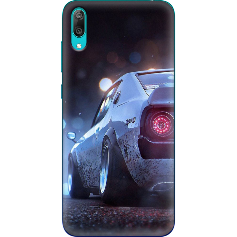 Чехол Uprint Huawei Y7 Pro 2019 Silver Car