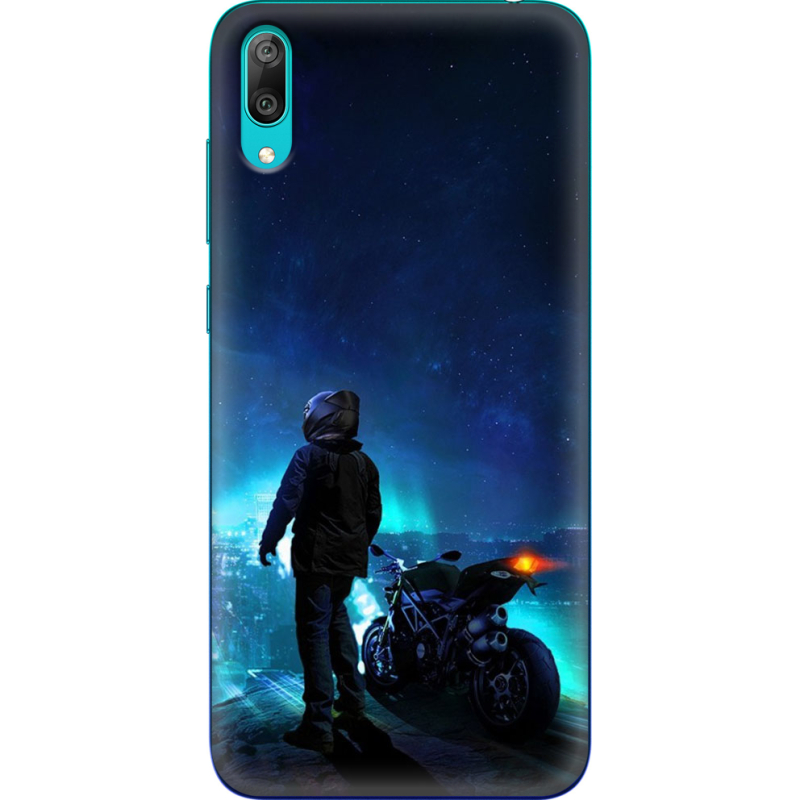 Чехол Uprint Huawei Y7 Pro 2019 Motorcyclist