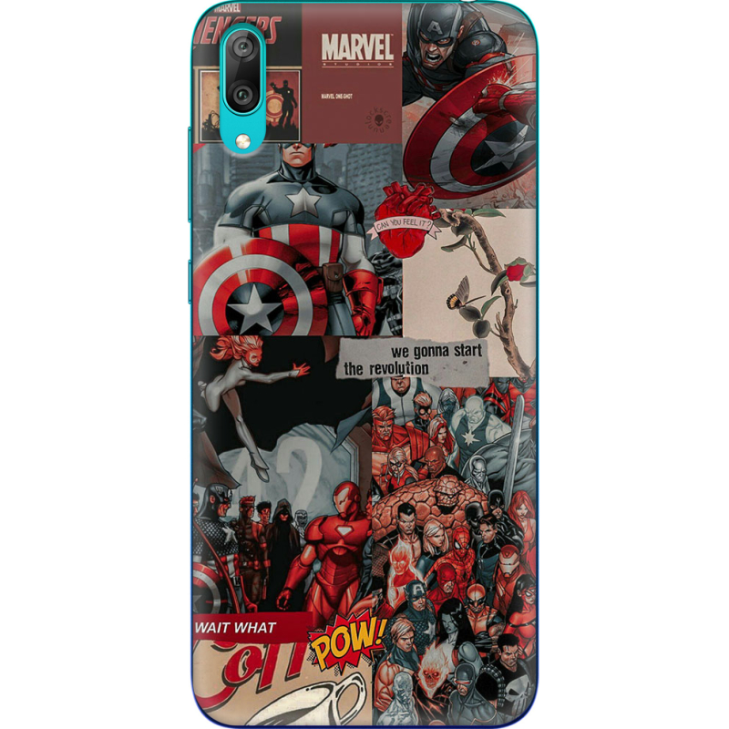 Чехол Uprint Huawei Y7 Pro 2019 Marvel Avengers