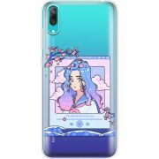 Прозрачный чехол Uprint Huawei Y7 Pro 2019 The Sakuras Will Cry For You