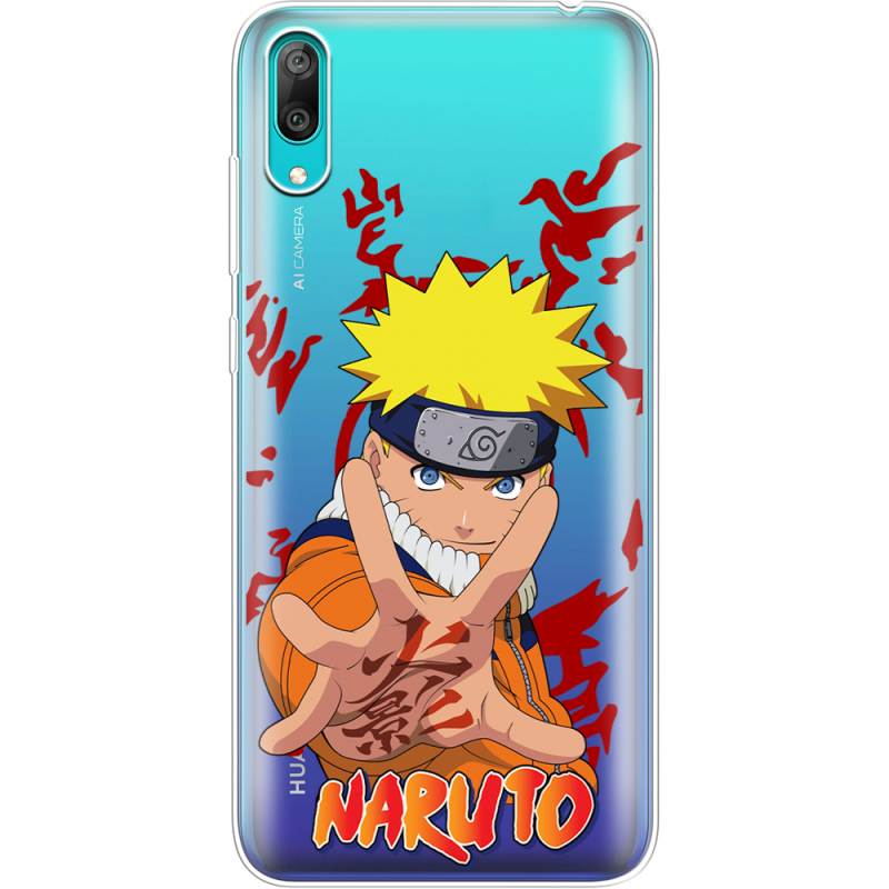 Прозрачный чехол Uprint Huawei Y7 Pro 2019 Naruto