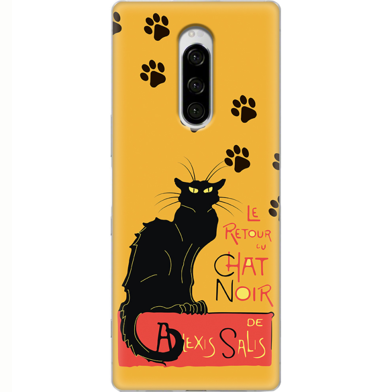 Чехол Uprint Sony Xperia 1 Noir Cat