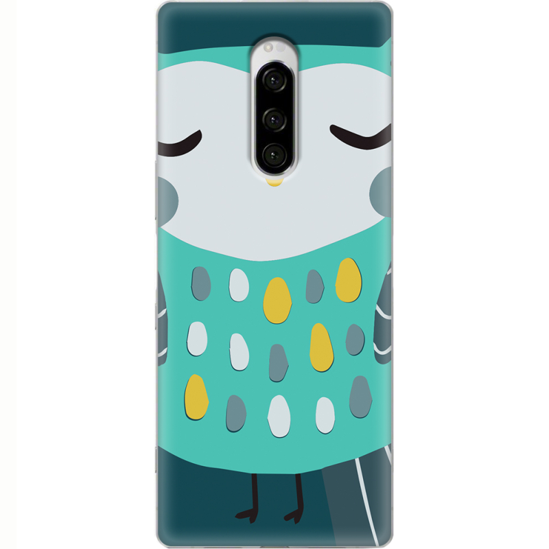 Чехол Uprint Sony Xperia 1 Green Owl