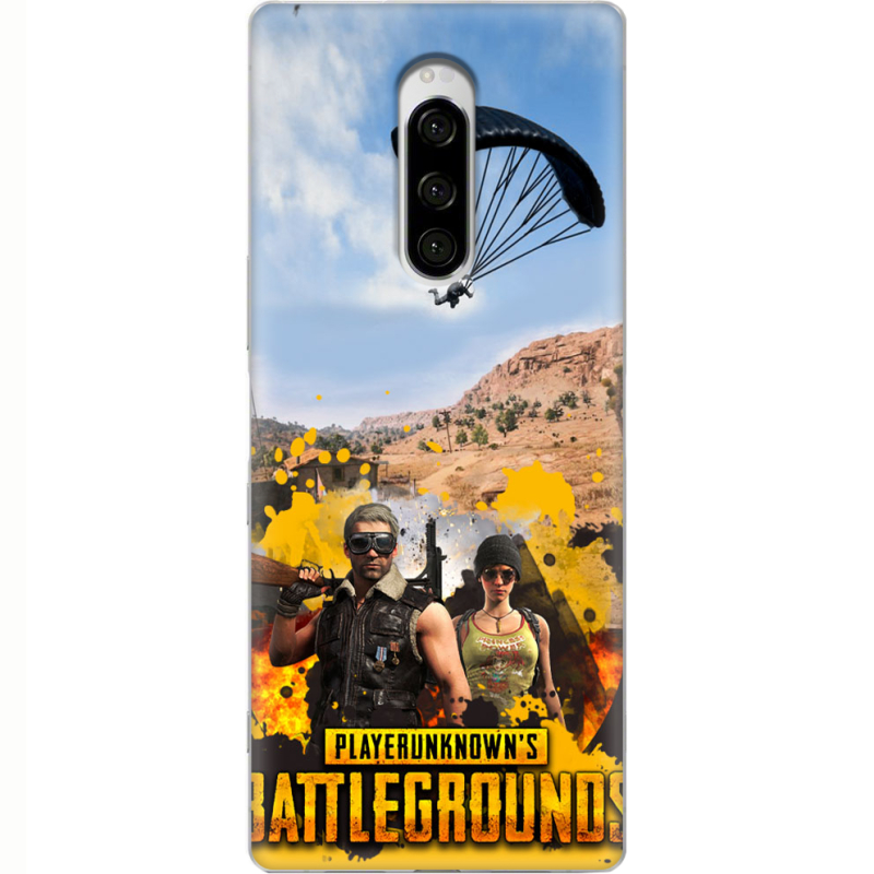 Чехол Uprint Sony Xperia 1 Pubg parachute