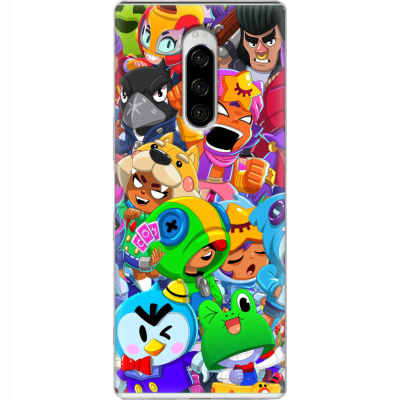 Чехол Uprint Sony Xperia 1 friends brawl stars