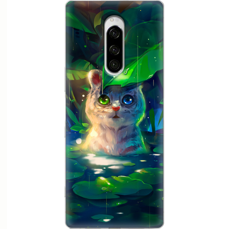 Чехол Uprint Sony Xperia 1 White Tiger Cub