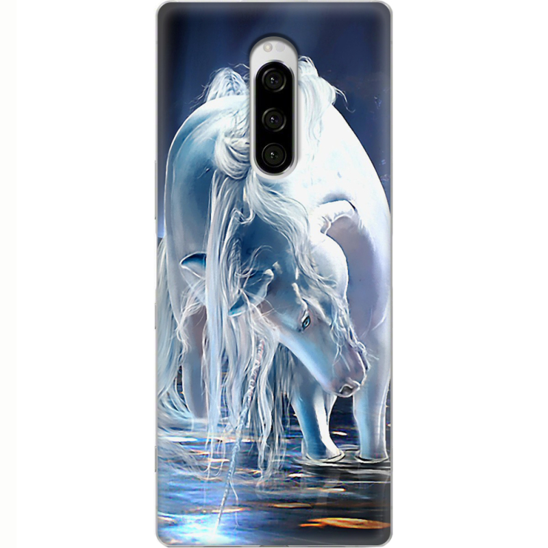 Чехол Uprint Sony Xperia 1 White Horse