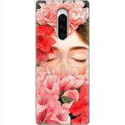 Чехол Uprint Sony Xperia 1 Girl in Flowers