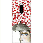 Чехол Uprint Sony Xperia 1 Raining Hearts