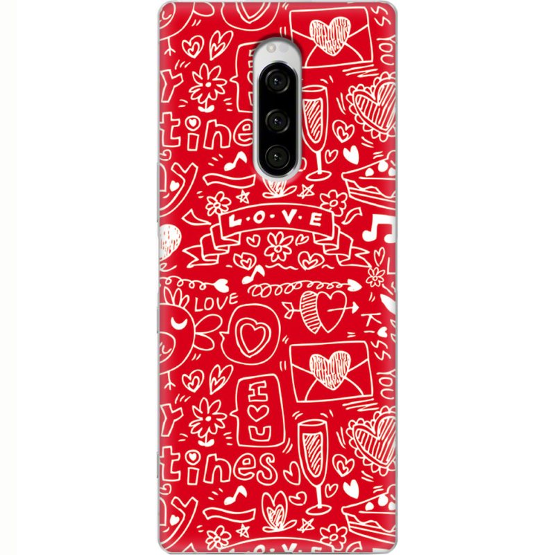 Чехол Uprint Sony Xperia 1 Happy Valentines