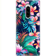 Чехол Uprint Sony Xperia 1 flowers in the tropics