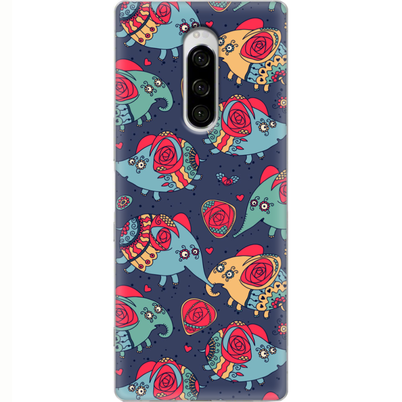 Чехол Uprint Sony Xperia 1 Flying Elephants