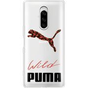 Прозрачный чехол Uprint Sony Xperia 1 Wild Cat