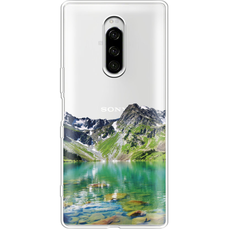 Прозрачный чехол Uprint Sony Xperia 1 Green Mountain