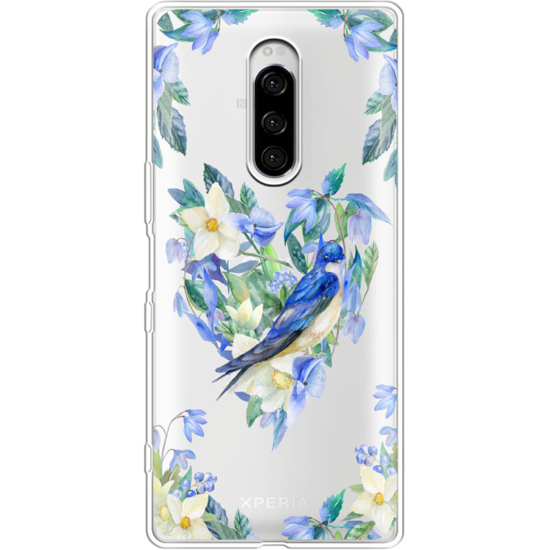 Прозрачный чехол Uprint Sony Xperia 1 Spring Bird