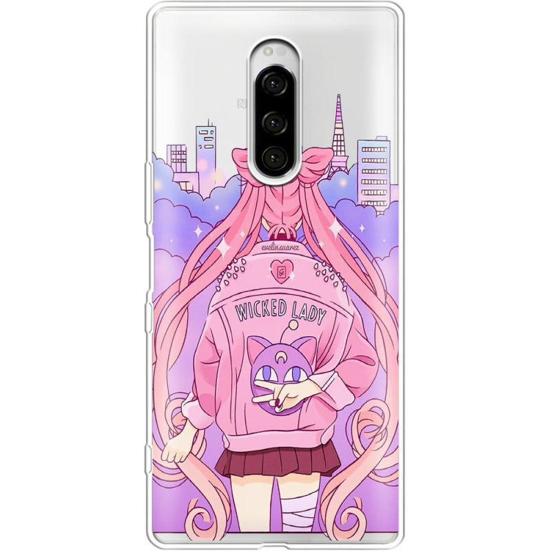 Прозрачный чехол Uprint Sony Xperia 1 Wiked Lady