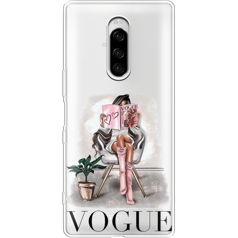 Прозрачный чехол Uprint Sony Xperia 1 VOGUE