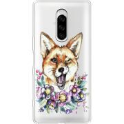 Прозрачный чехол Uprint Sony Xperia 1 Winking Fox