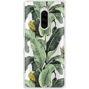 Прозрачный чехол Uprint Sony Xperia 1 Banana Leaves