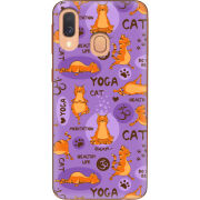 Чехол Uprint Samsung A405 Galaxy A40 Yoga Cat