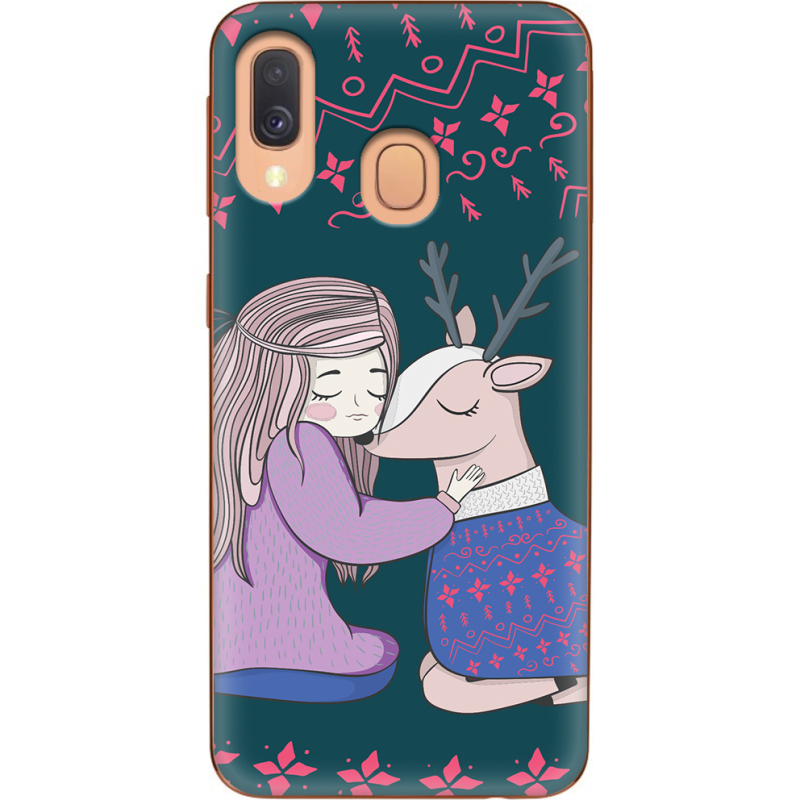 Чехол Uprint Samsung A405 Galaxy A40 Girl and deer