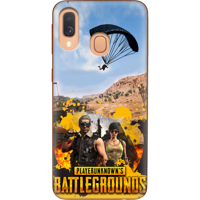 Чехол Uprint Samsung A405 Galaxy A40 Pubg parachute