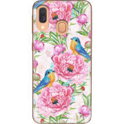 Чехол Uprint Samsung A405 Galaxy A40 Birds and Flowers