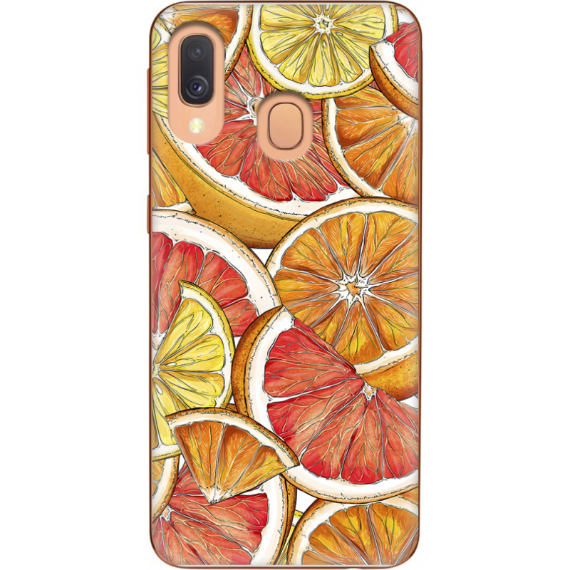 Чехол Uprint Samsung A405 Galaxy A40 Citrus Pattern