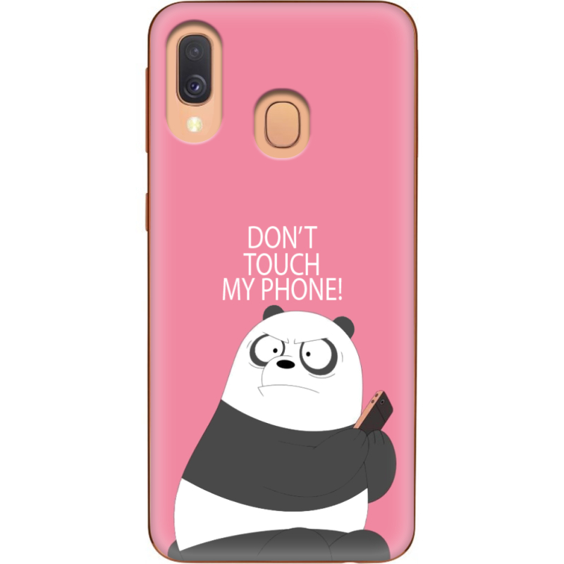 Чехол Uprint Samsung A405 Galaxy A40 Dont Touch My Phone Panda