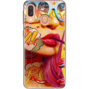 Чехол Uprint Samsung A405 Galaxy A40 Yellow Girl Pop Art