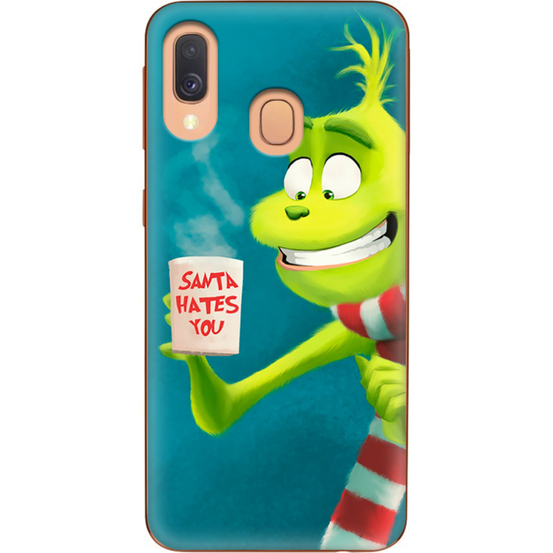 Чехол Uprint Samsung A405 Galaxy A40 Santa Hates You