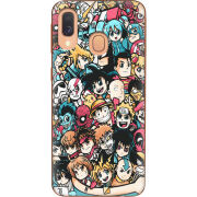 Чехол Uprint Samsung A405 Galaxy A40 Anime Stickers