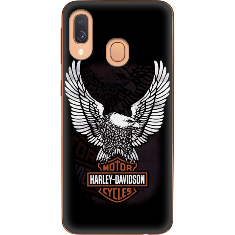 Чехол Uprint Samsung A405 Galaxy A40 Harley Davidson and eagle