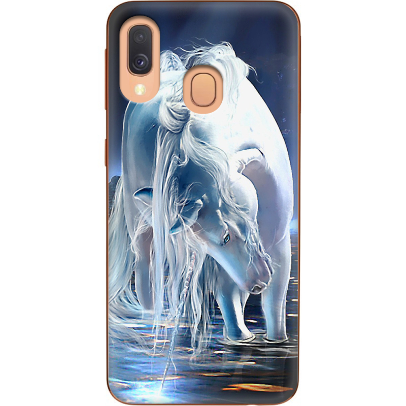 Чехол Uprint Samsung A405 Galaxy A40 White Horse