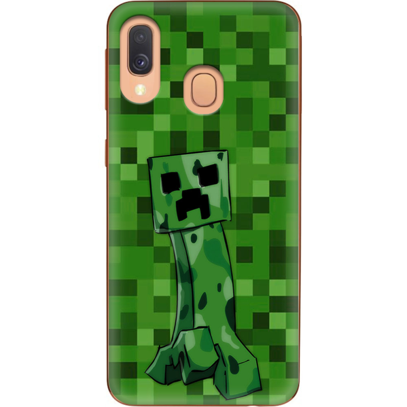 Чехол Uprint Samsung A405 Galaxy A40 Minecraft Creeper