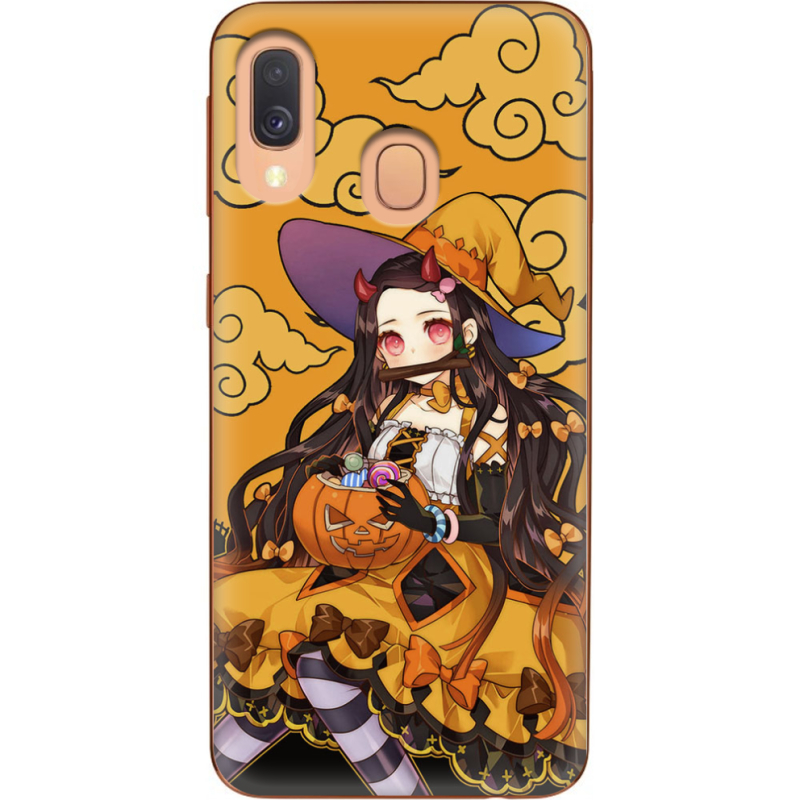 Чехол Uprint Samsung A405 Galaxy A40 Kamado Nezuko Halloween