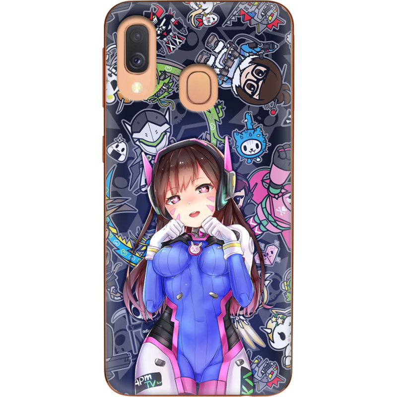 Чехол Uprint Samsung A405 Galaxy A40 Overwatch D.VA