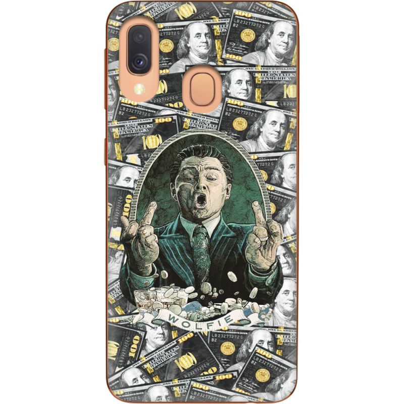 Чехол Uprint Samsung A405 Galaxy A40 Wolfie