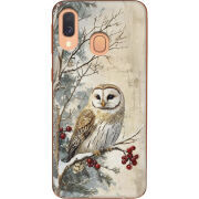 Чехол Uprint Samsung A405 Galaxy A40 Christmas Owl