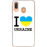 Чехол Uprint Samsung A405 Galaxy A40 I love Ukraine