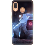 Чехол Uprint Samsung A405 Galaxy A40 Silver Car