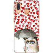 Чехол Uprint Samsung A405 Galaxy A40 Raining Hearts