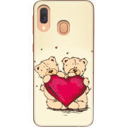 Чехол Uprint Samsung A405 Galaxy A40 Teddy Bear Love