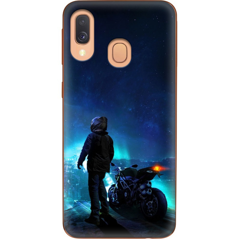 Чехол Uprint Samsung A405 Galaxy A40 Motorcyclist