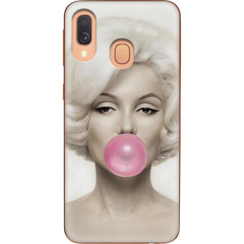 Чехол Uprint Samsung A405 Galaxy A40 Marilyn Monroe Bubble Gum