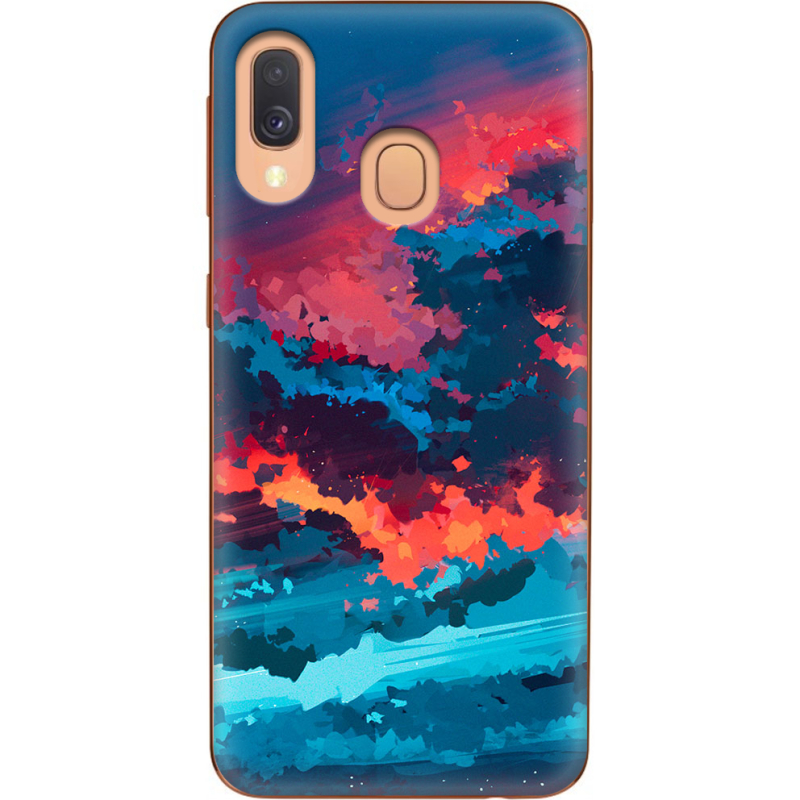 Чехол Uprint Samsung A405 Galaxy A40 Thunderclouds