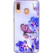 Чехол Uprint Samsung A405 Galaxy A40 Orchids and Butterflies