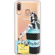 Прозрачный чехол Uprint Samsung A405 Galaxy A40 City Girl