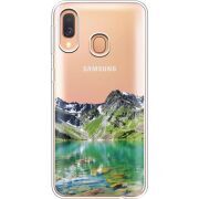 Прозрачный чехол Uprint Samsung A405 Galaxy A40 Green Mountain